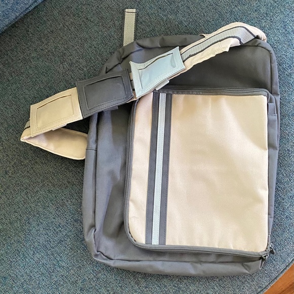 Stylish Gray and Cream Women's Bag - Picture 1 of 8